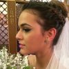Reynaldo Gianecchini publicou uma foto do rosto de Bruna Marquezine, já prontinha para gravar seu casamento: 'Mais uma lindinha q arrasou. Parabéns'