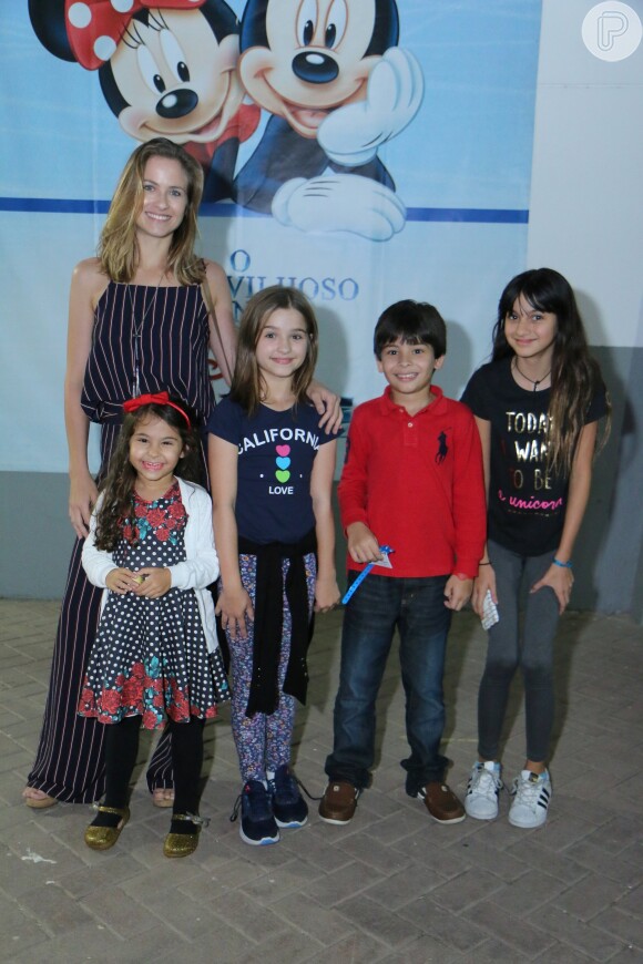 Luiza Valdetaro conferiu o espetáculo Disney on Ice, na Jeunesse Arena, na zona oeste do Rio, nesta quarta-feira, 13 de junho de 2018