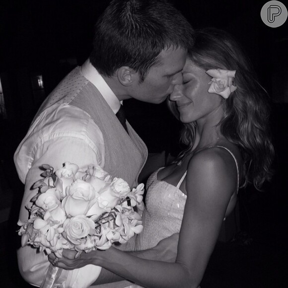 Gisele Bündchen e Tom Brady completaram cinco anos de casados neste ano