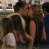 William Bonner já foi visto trocando beijos com a namorada, Natasha Dantas 
