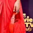 A atriz Tessa Thompson no 2018 MTV Movie and TV Awards, realizado no Barker Hangar, em Santa Mônica, na Califórnia, Estados Unidos, em 16 de junho de 2018