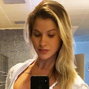 Andressa Suita é ativa em sua rotina de exercícios físicos durante a gestação