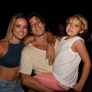 Filho de Neymar, Davi Lucca curte sábado ao lado do namorado da mãe, Carol Dantas, em 23 de junho de 2018