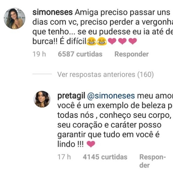 Simone confessou ter vergonha em aparecer em público usando biquíni