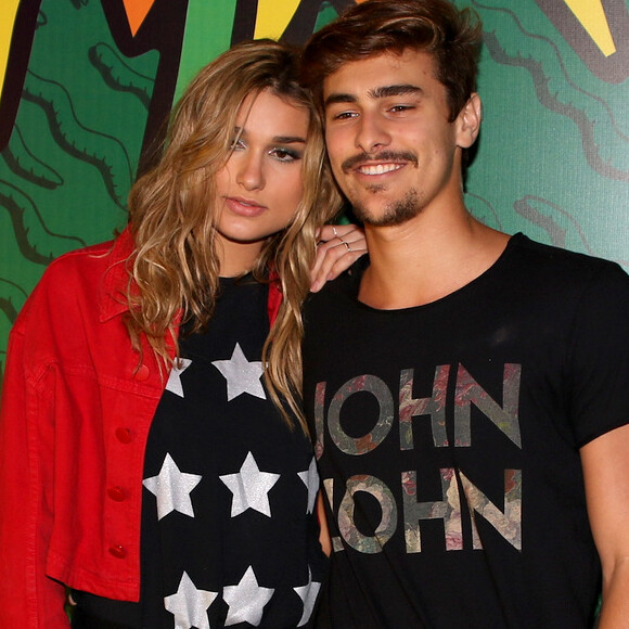 Sasha Meneghel se declarou recentemente ao namorado, Bruno Montaleone, no aniversário do ator