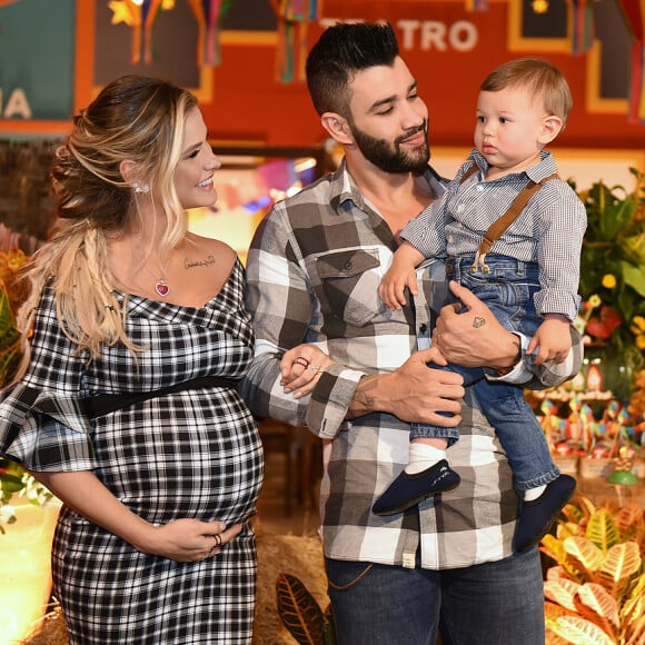 Gabriel é o primogênito de Andressa Suita e Gusttavo Lima, que esperam o segundo filho