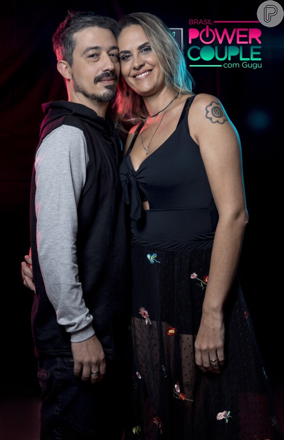 Aritana Maroni e o marido, Paulo Rogério, ficaram em segundo lugar no 'Power Couple Brasil'