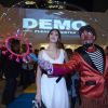 Um palhaço entreteve os convidados – entre eles Isabelle Drummond – com grandes bolas de sabão na inauguração do coworking SPACES Cinelândia, no Centro do Rio de Janeiro, na noite desta quinta-feira, 28 de junho de 2018
