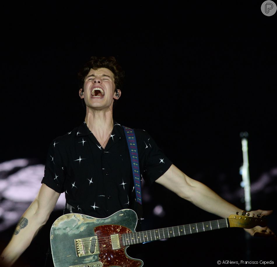 Shawn Mendes fez show no Villa Mix Goiânia neste domingo, 1º de julho