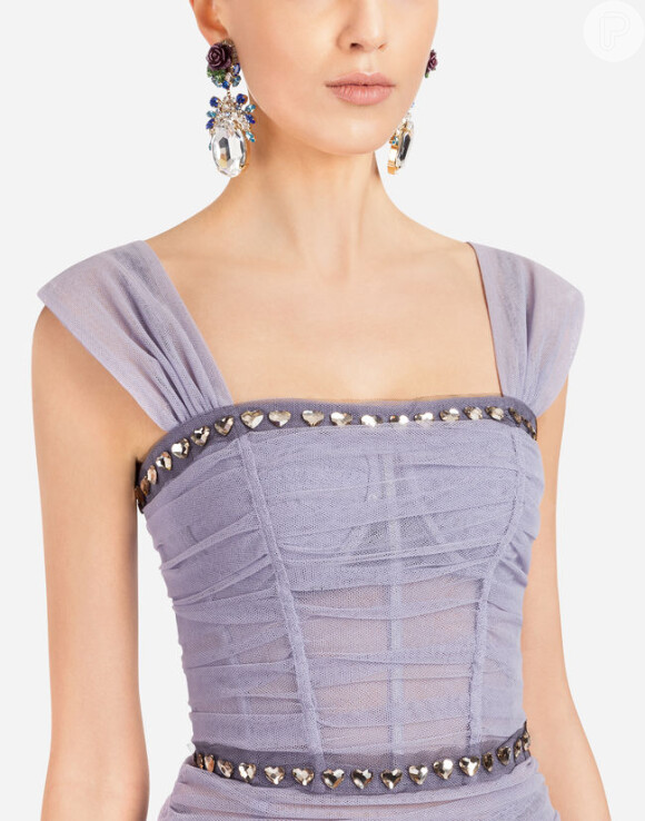 Vestido escolhido por Giovanna Ewbank pode ser encontrado na loja online da Dolce & Gabbana por 2950 euros