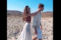 Izabel Goulart prepara surpresa para o noivo durante viagem do casal em Mykonos, na Grécia