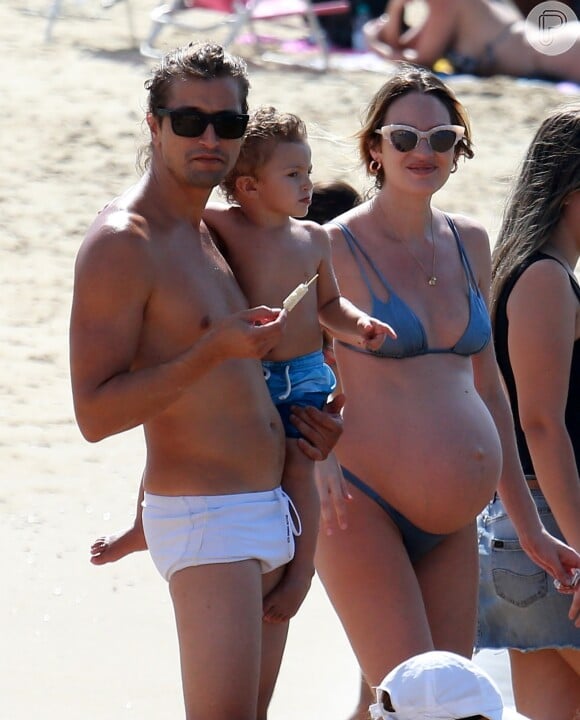 Aracã e Ariel são filhos de Candice Swanepoel com o brasileiro Hermann Nicoli