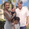Eliana está em Miami, nos Estados Unidos, com a família