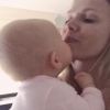 Eliana recebeu beijo da filha, Manuela, durante a viagem à Miami, nos Estados Unidos