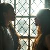 Catarina (Bruna Marquezine) e Amália (Marina Ruy Barbosa) são meia-irmãs: revelação virá à tona nos últimos capítulos da novela 'Deus Salve o Rei'