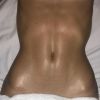 Renata França postou foto da barriga de Bruna Marquezine com um antes e depois, no qual exibe a artista com cintura visivelmente mais fina
