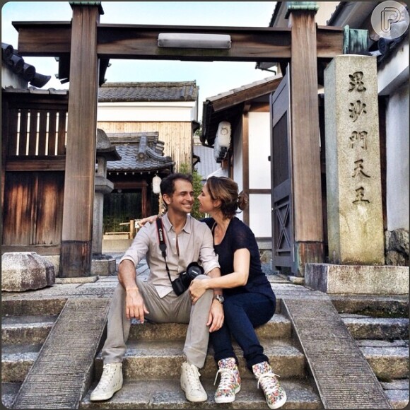 Guilhermina Guinle e o marido, Leonardo Antonelli, curtem férias no Japão (30 de julho de 2014)