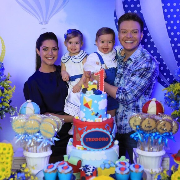 Thais Fersoza e Michel Teló comemoraram o aniversário de e ano de Teodoro com uma festa na quarta-feira, dia 25 de julho de 2018
