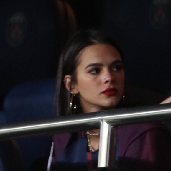 Bruna Marquezine assistiu a um jogo de Neymar em Paris, na França
