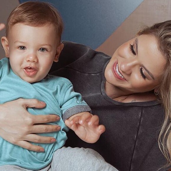 Andressa Suita sempre compartilha momentos fofos com o filho Gabriel no Instagram