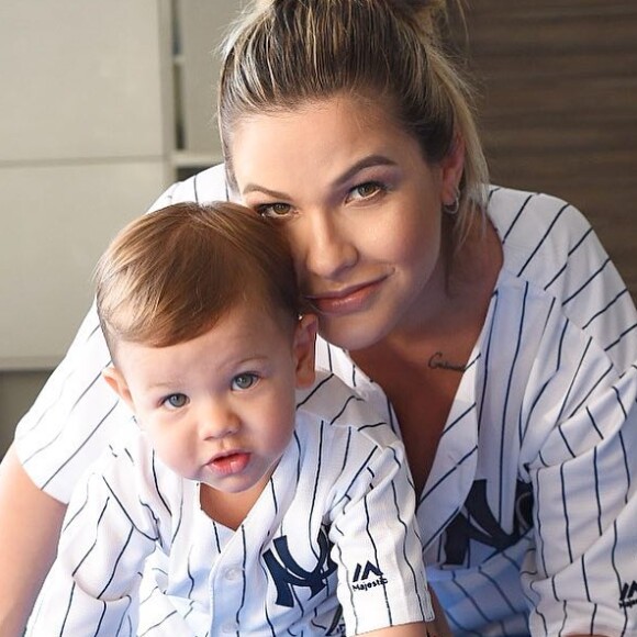 Gabriel, filho de Andressa Suita, atualmente está com 1 ano