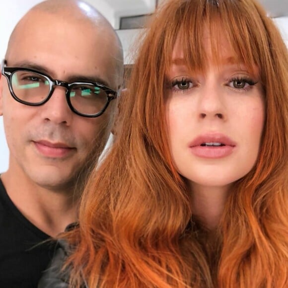 O hairstylist Anderson Couto foi responsável pelo novo corte de cabelo de Marina Ruy Barbosa