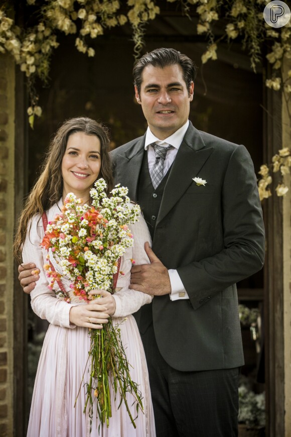 Darcy (Thiago Lacerda) e Elisabeta (Nathalia Dill) se casam depois que a mocinha destrói as provas contra ela nos próximos capítulos da novela 'Orgulho e Paixão'