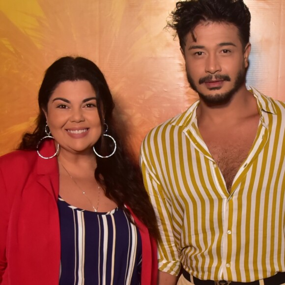 Fabiana Karla e o namorado, Diogo Mello, prestigiaram a festa Tivoli Tropical, em comemoração aos 33 anos do Tivoli Ecoresort Praia do Forte, na Bahia, nesta sexta-feira, 24 de agosto de 2018