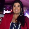 Fabiana Karla investiu em blazer vermelho para a festa Tivoli Tropical, em comemoração aos 33 anos do Tivoli Ecoresort Praia do Forte, na Bahia, nesta sexta-feira, 24 de agosto de 2018