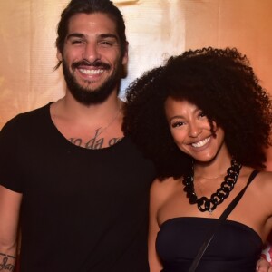 Sheron Menezzes e o marido, Saulo Bernard, na festa Tivoli Tropical, em comemoração aos 33 anos do Tivoli Ecoresort Praia do Forte, na Bahia, nesta sexta-feira, 24 de agosto de 2018