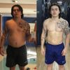 Whindersson Nunes mostrou o antes e depois do corpo após emagrecer 15 kg, em seu Instagram, neste sábado, 25 de agosto de 2018