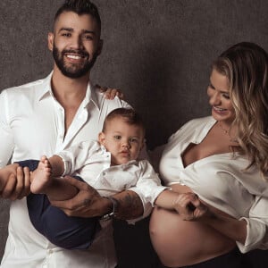 Gusttavo Lima e Andressa Suita sempre compartilham momentos fofos em família nas redes sociais