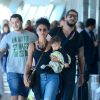 Sheron Menezzes e a família estão curtindo dias de descanso na Bahia