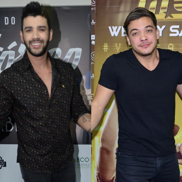 Gusttavo Lima negou ter alfinetado Wesley Safadão em show nesta terça-feira, 28 de agosto de 2018