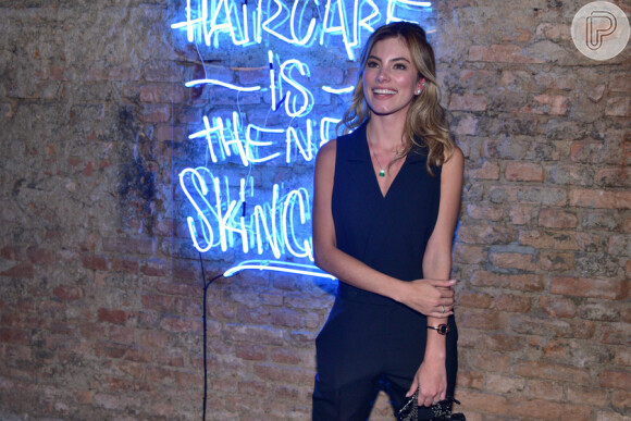 Bruna Hamú prestigia lançamento da Hair Rituel, by Sisley Paris, no Jamile Restaurante, em São Paulo, na noite desta quarta-feira, 28 de agosto de 2018