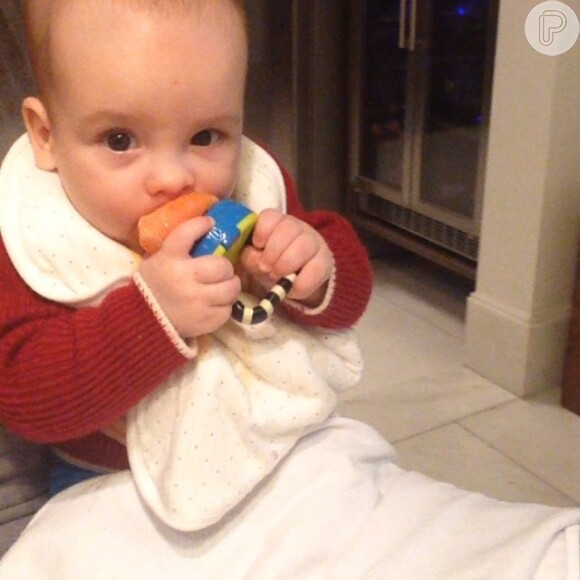 Alexandre Jr, filho de Ana Hickmann, está com cinco meses
