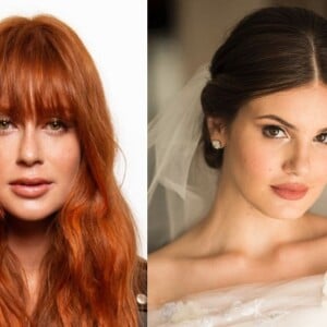 Marina Ruy Barbosa elogia Camila Queiroz e mãe em casamento nesta quarta-feira, dia 29 de agosto de 2018
