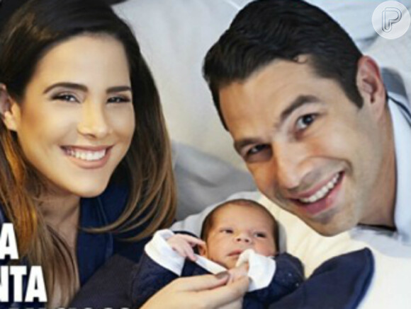 Wanessa apresentou o seu segundo filho, João Francisco, ao lado do marido, Marcus Buaiz, em entrevista para a revista 'Caras'