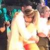 Andressa Suita e Gusttavo Lima dançaram coladinhos na festa de aniversário do cantor, nesta segunda-feira, 3 de setembro de 2018