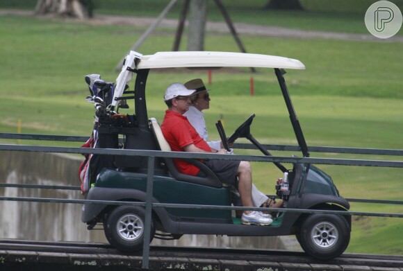 Jogar golfe é um dos hobbies preferidos do empresário Mauro Bayout