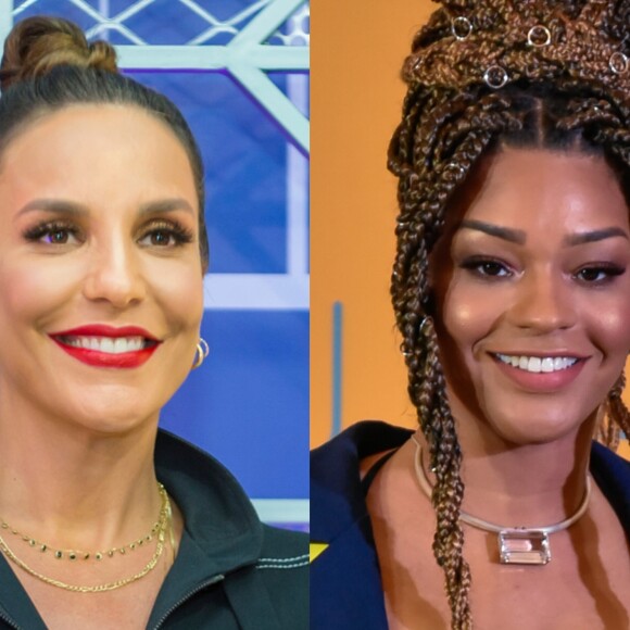 Ivete Sangalo posou com filha de Juliana Alves no colo nesta terça-feira, 4 de setembro de 2018