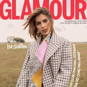 Isabella Santoni protagoniza a edição de setembro da revista 'Glamour'