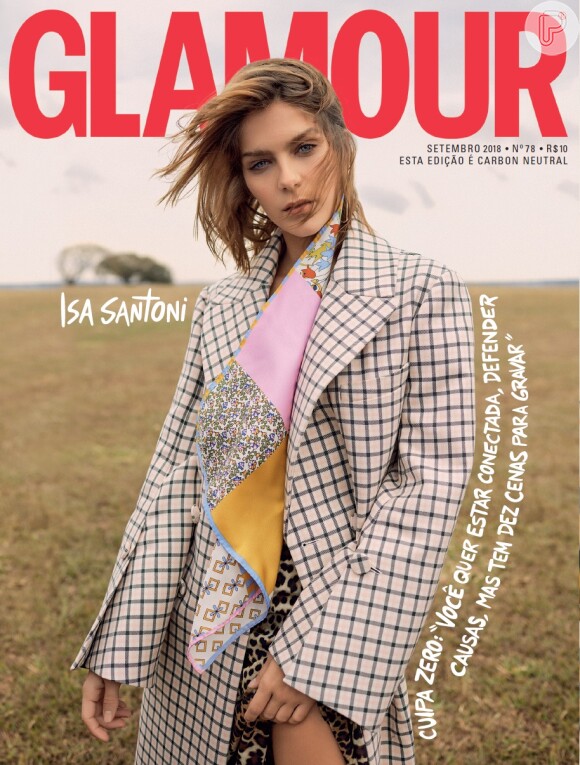 Isabella Santoni protagoniza a edição de setembro da revista 'Glamour'