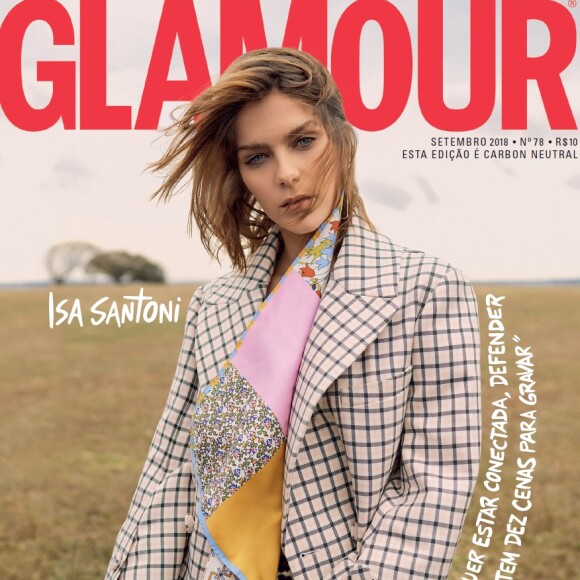Isabella Santoni protagoniza a edição de setembro da revista 'Glamour'