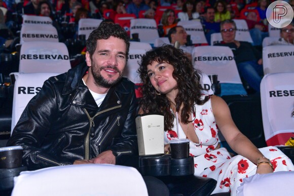 Sophie Charlotte e Daniel de Oliveira na pré-estreia do filme '10 Segundos Para Vencer', em São Paulo, nesta segunda-feira, 10 de setembro de 2018