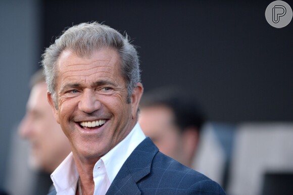 Mel Gibson prestigia a pré-estreia de 'Os Mercenários 3', em Los Angeles, nos Estados Unidos, em 11 de agosto de 2014