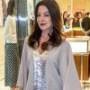 Ana Paula Padrão prestigiou a inauguração da loja Tiffany & Co no Shopping JK Iguatemi, em São Paulo, nesta quinta-feira, 13 de setembro de 2018
