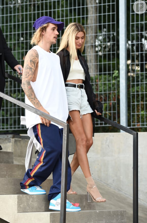 Justin Bieber e Hailey Baldwin foram vistos em um cartório em Nova York 