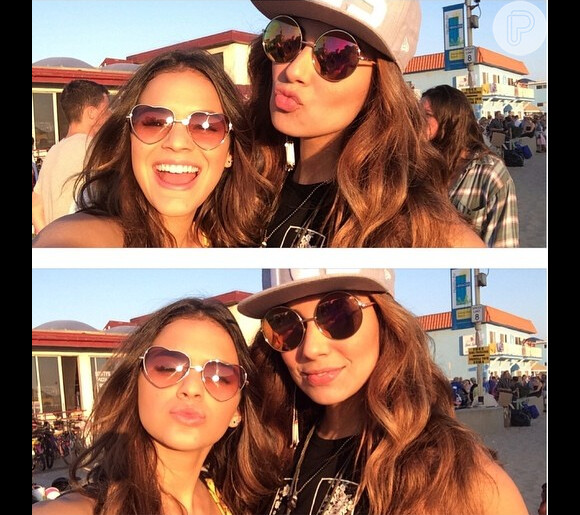 Bruna Marquezine está em Los Angeles com a amiga Stephannie Oliveira