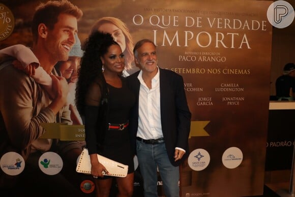 Adriana Bombom conferiu a pré-estreia do filme 'O Que de Verdade Importa', no Rio, nesta quarta-feira, 19 de setembro de 2018